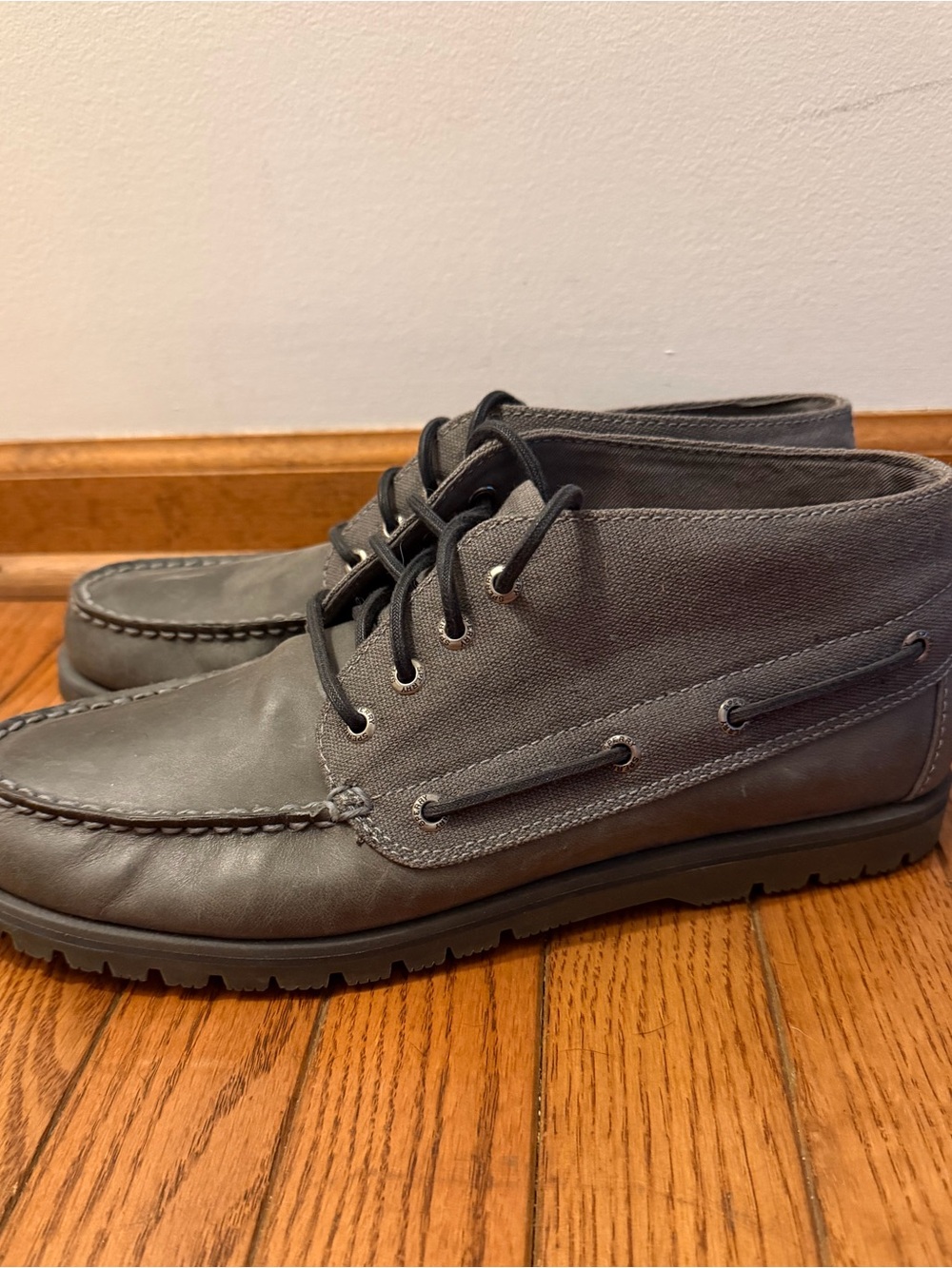 Sperry Men's Gray Chukka Boat Boots size 10.5